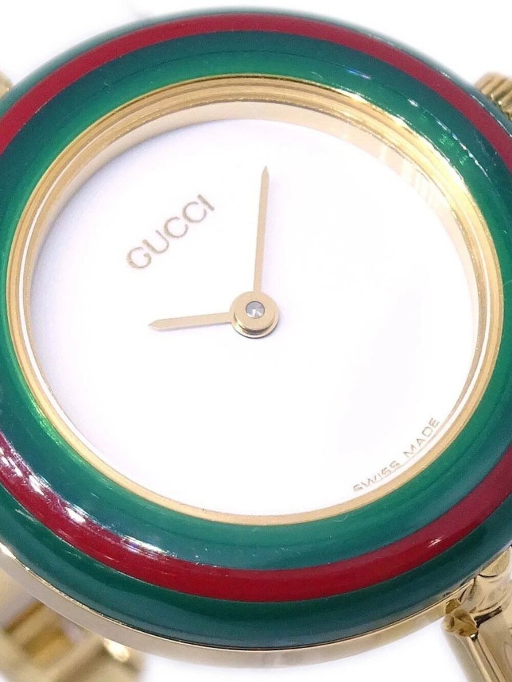 Gucci 11/12.2 Change Bezel Chameleon Quartz Watch SS 196561 - Picture 4 of 15